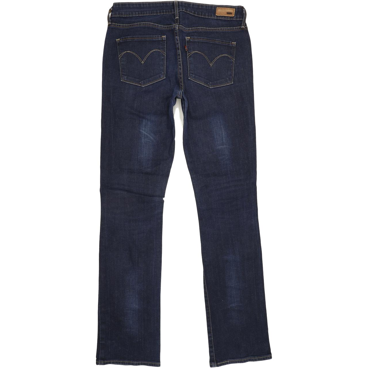 Levi's Slight Curve Women Blue Straight Slim Jeans W29 L32