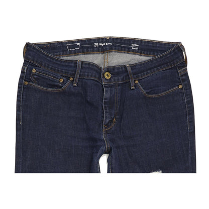 Levi's Slight Curve Women Blue Straight Slim Jeans W29 L32