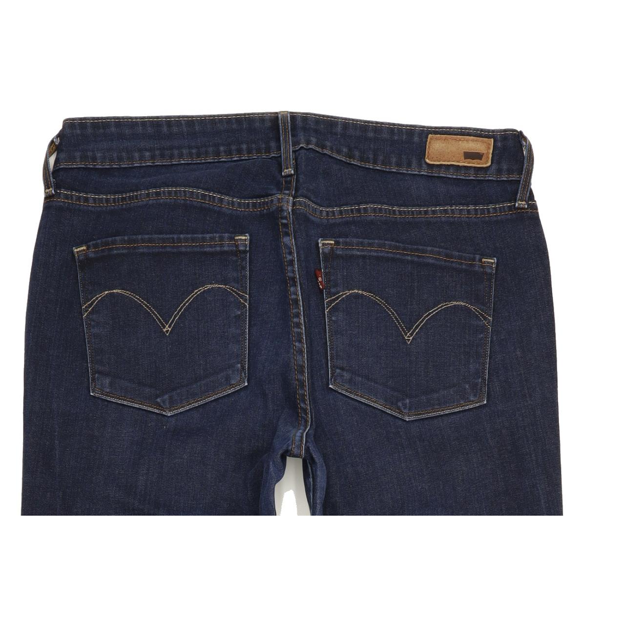 Levi's Slight Curve Women Blue Straight Slim Jeans W29 L32