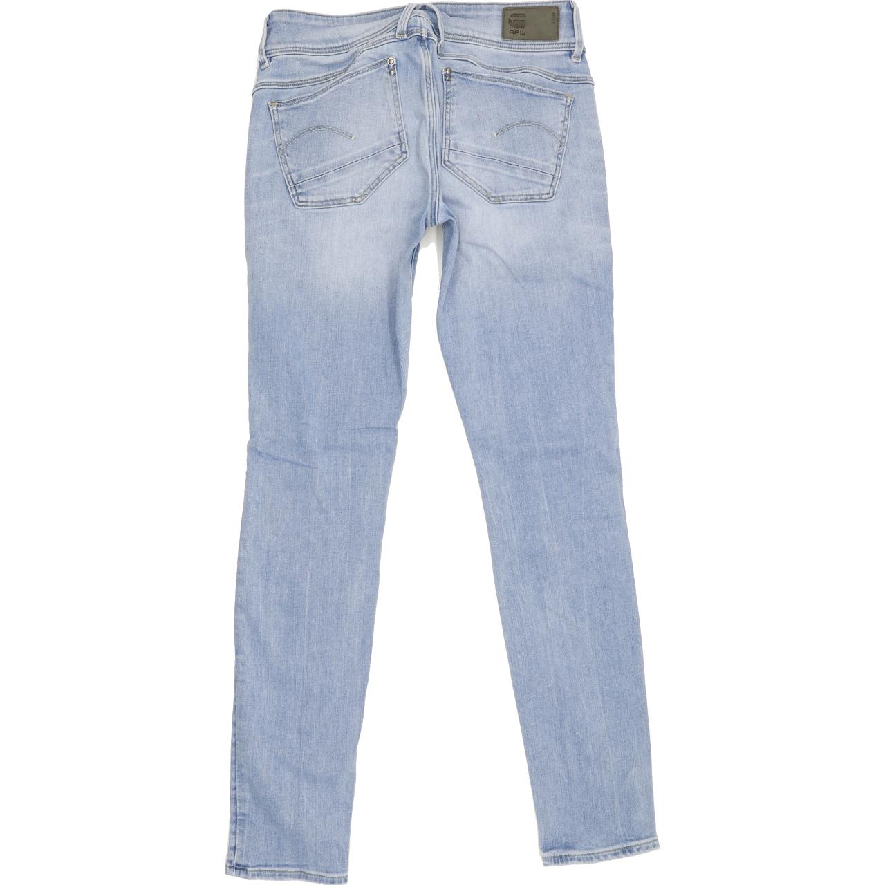 G-Star Lynn Women Blue Skinny Slim Jeans W25 L28