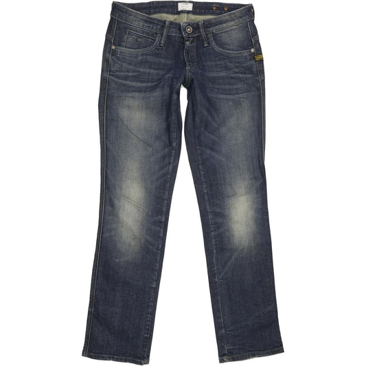 G-Star Midge Dover Women Blue Straight Slim Stretch Jeans W29 L30