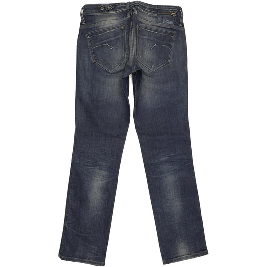 G-Star Midge Dover Women Blue Straight Slim Stretch Jeans W29 L30