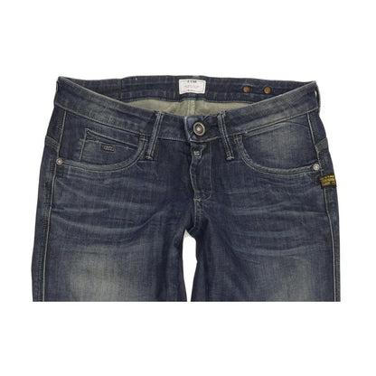 G-Star Midge Dover Women Blue Straight Slim Stretch Jeans W29 L30