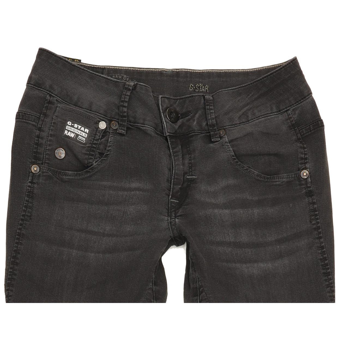 G-Star Women Charcoal Skinny Slim Jeans W26 L30