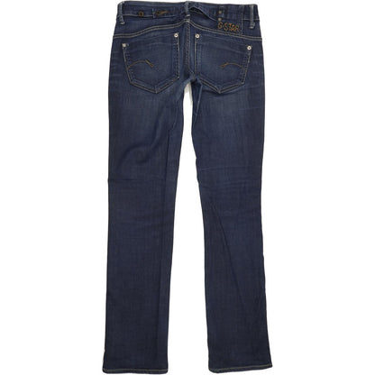 G-Star Midge Women Blue Straight Slim Stretch Jeans W30 L33