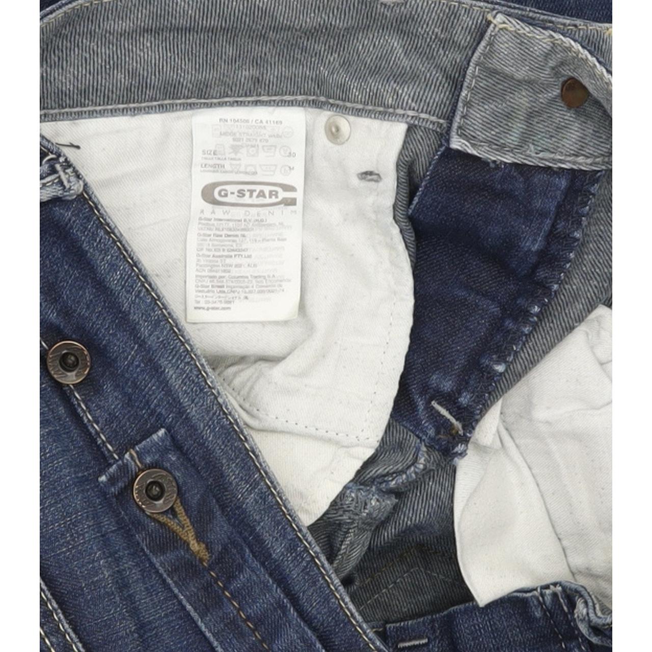 G-Star Midge Women Blue Straight Slim Stretch Jeans W30 L33