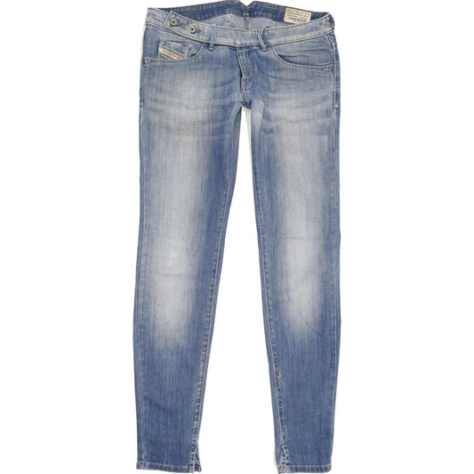 Diesel Women Blue Skinny Slim Stretch Jeans W28 L31
