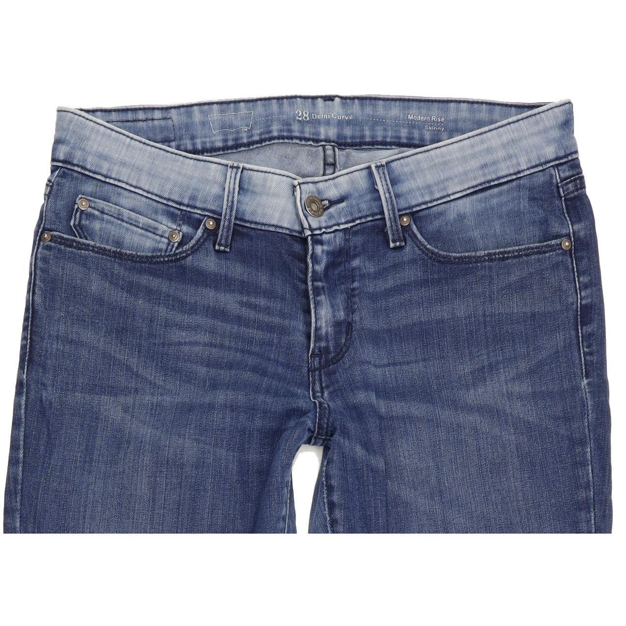 Levi's Demi Curve Women Blue Skinny Slim Stretch Jeans W28 L31