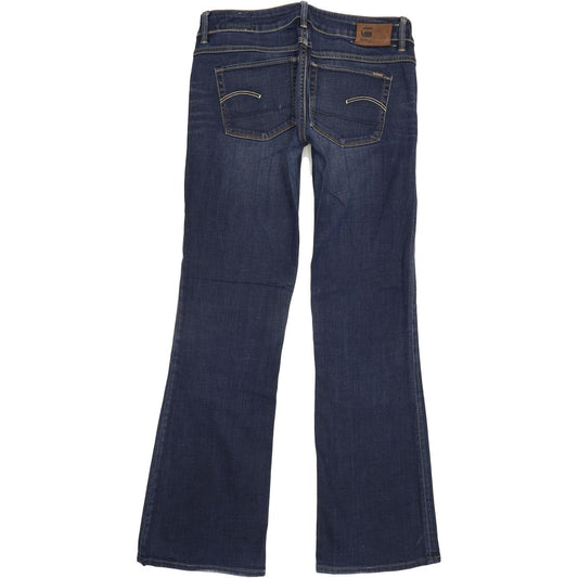 G-Star 3301 Women Blue Bootcut Slim Stretch Jeans W28 L32