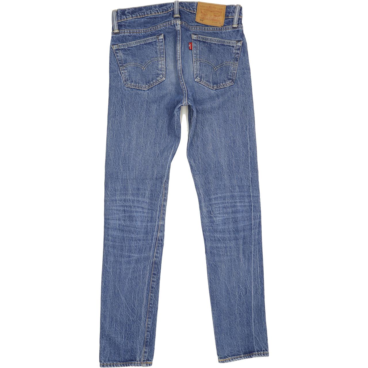 Levi's 510 Men Blue Skinny Slim Stretch Jeans W28 L31