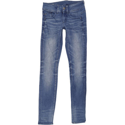 G-Star Lynn Women Blue Skinny Slim Stretch Jeans W24 L31