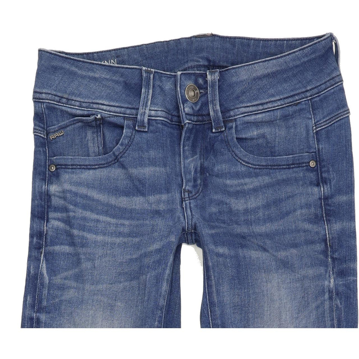 G-Star Lynn Women Blue Skinny Slim Stretch Jeans W24 L31