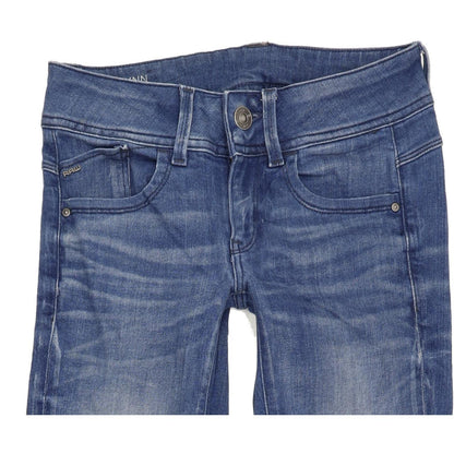 G-Star Lynn Women Blue Skinny Slim Stretch Jeans W24 L31