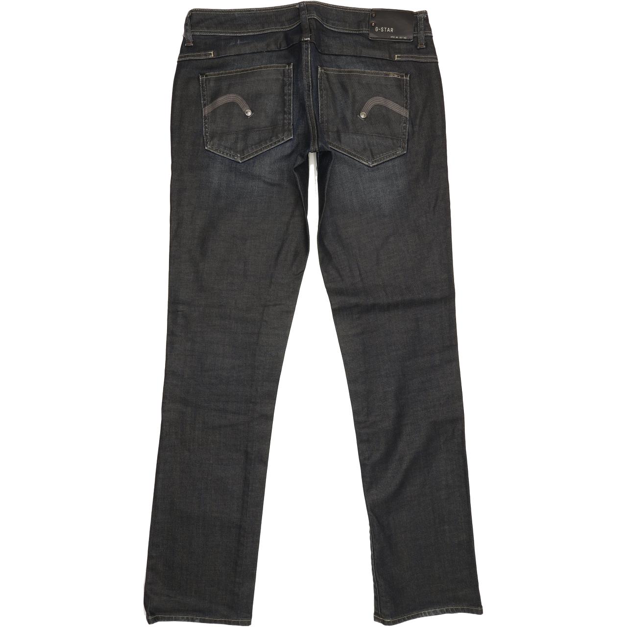 G-Star New Reese Women Blue Straight Slim Stretch Jeans W32 L33