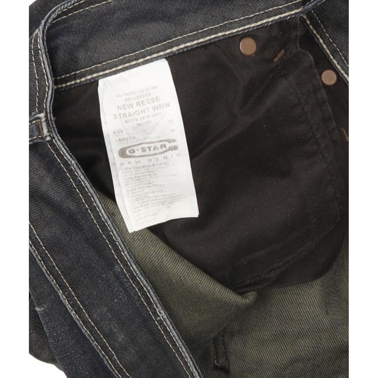 G-Star New Reese Women Blue Straight Slim Stretch Jeans W32 L33
