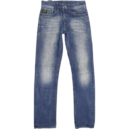 G-Star Yield Men Blue Straight Slim Jeans W29 L33