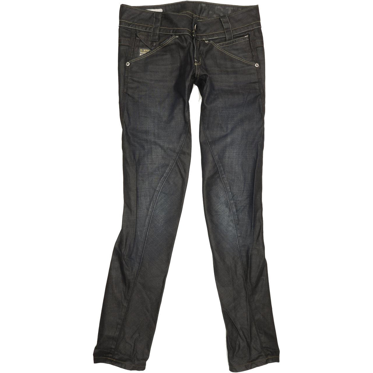 G-Star Exper Women Navy Tapered Slim Jeans W26 L32