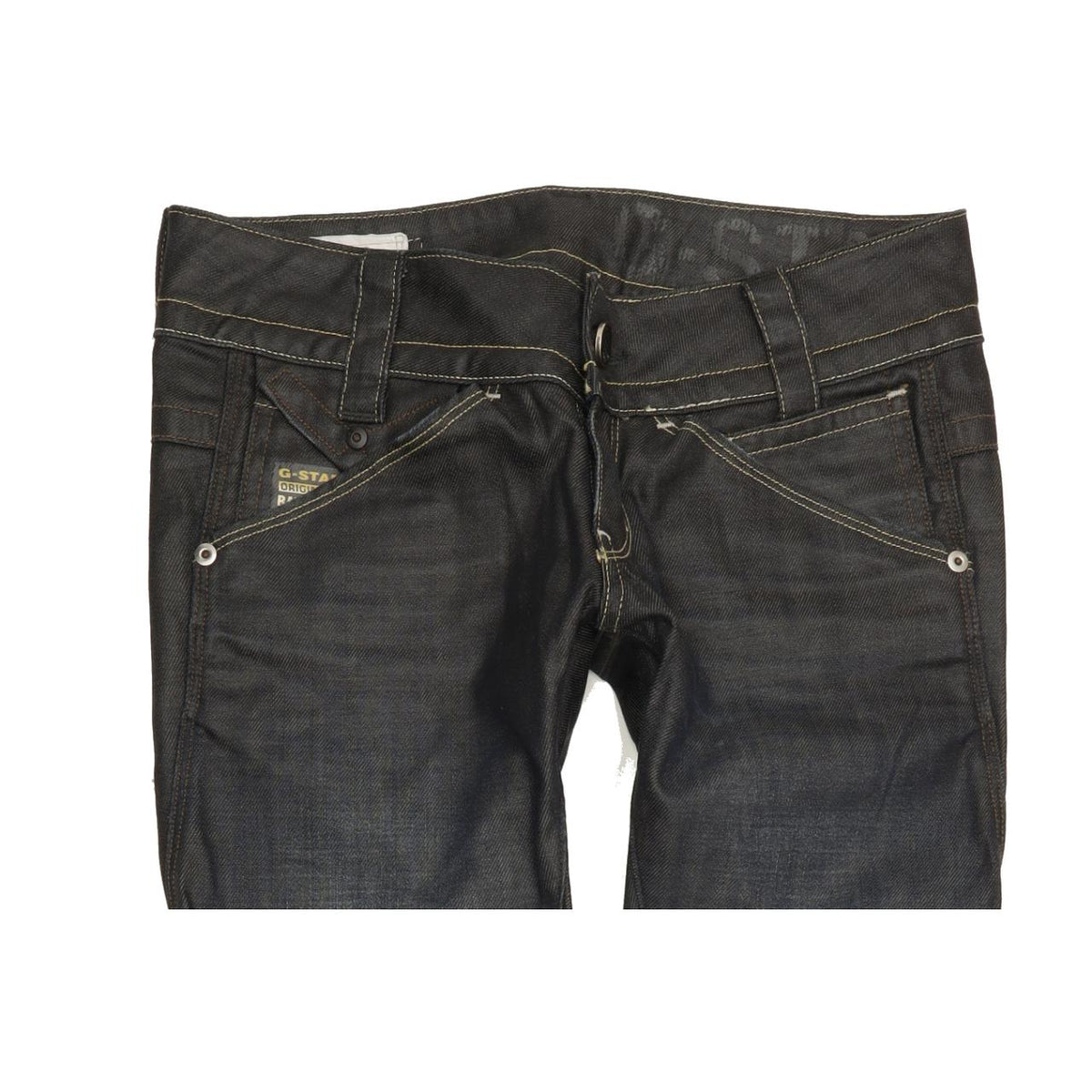 G-Star Exper Women Navy Tapered Slim Jeans W26 L32