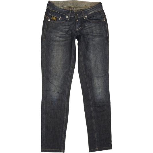 G-Star Midge Women Blue Skinny Slim Stretch Jeans W27 L30