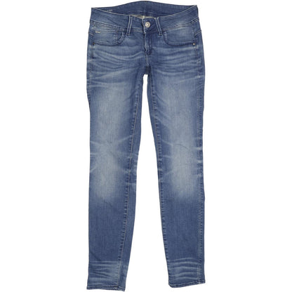 G-Star Lynn Mid Women Blue Skinny Slim Stretch Jeans W29 L32