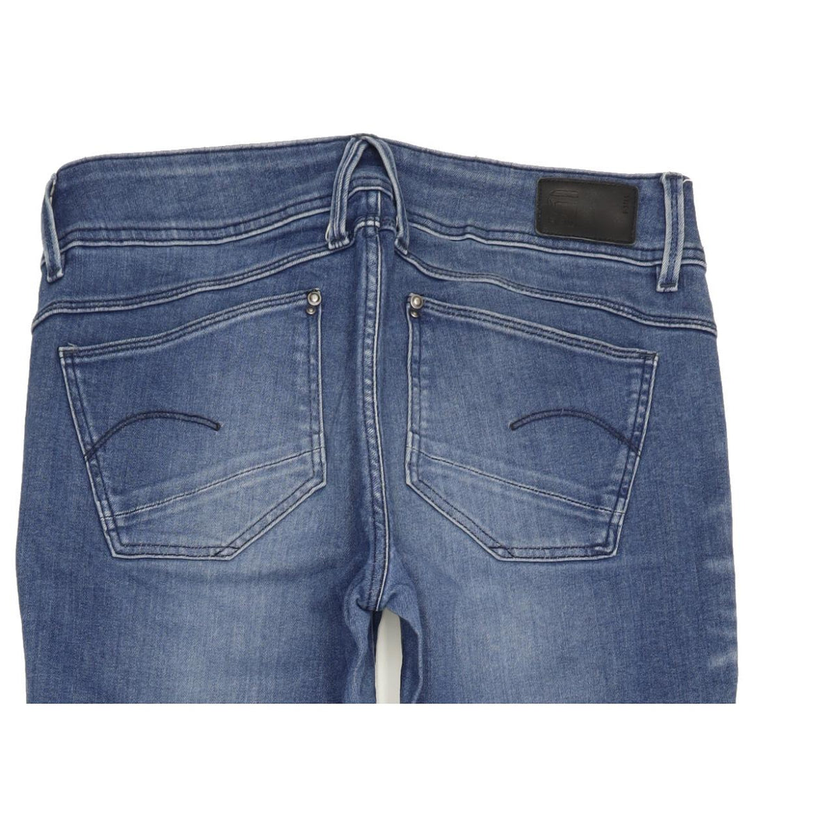 G-Star Lynn Mid Women Blue Skinny Slim Stretch Jeans W29 L32