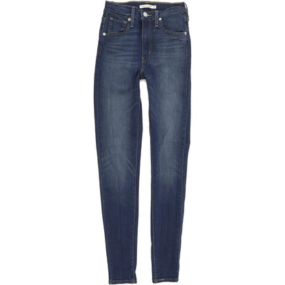 Levi's Mile High Super Women Blue Skinny Slim Stretch Jeans W26 L31