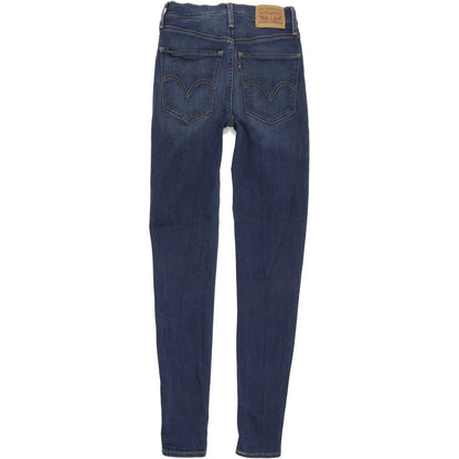 Levi's Mile High Super Women Blue Skinny Slim Stretch Jeans W26 L31