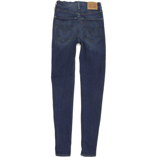 Levi's Mile High Super Women Blue Skinny Slim Stretch Jeans W26 L31