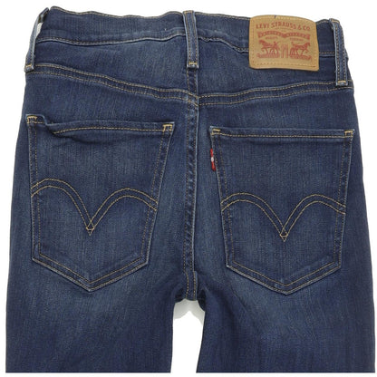 Levi's Mile High Super Women Blue Skinny Slim Stretch Jeans W26 L31