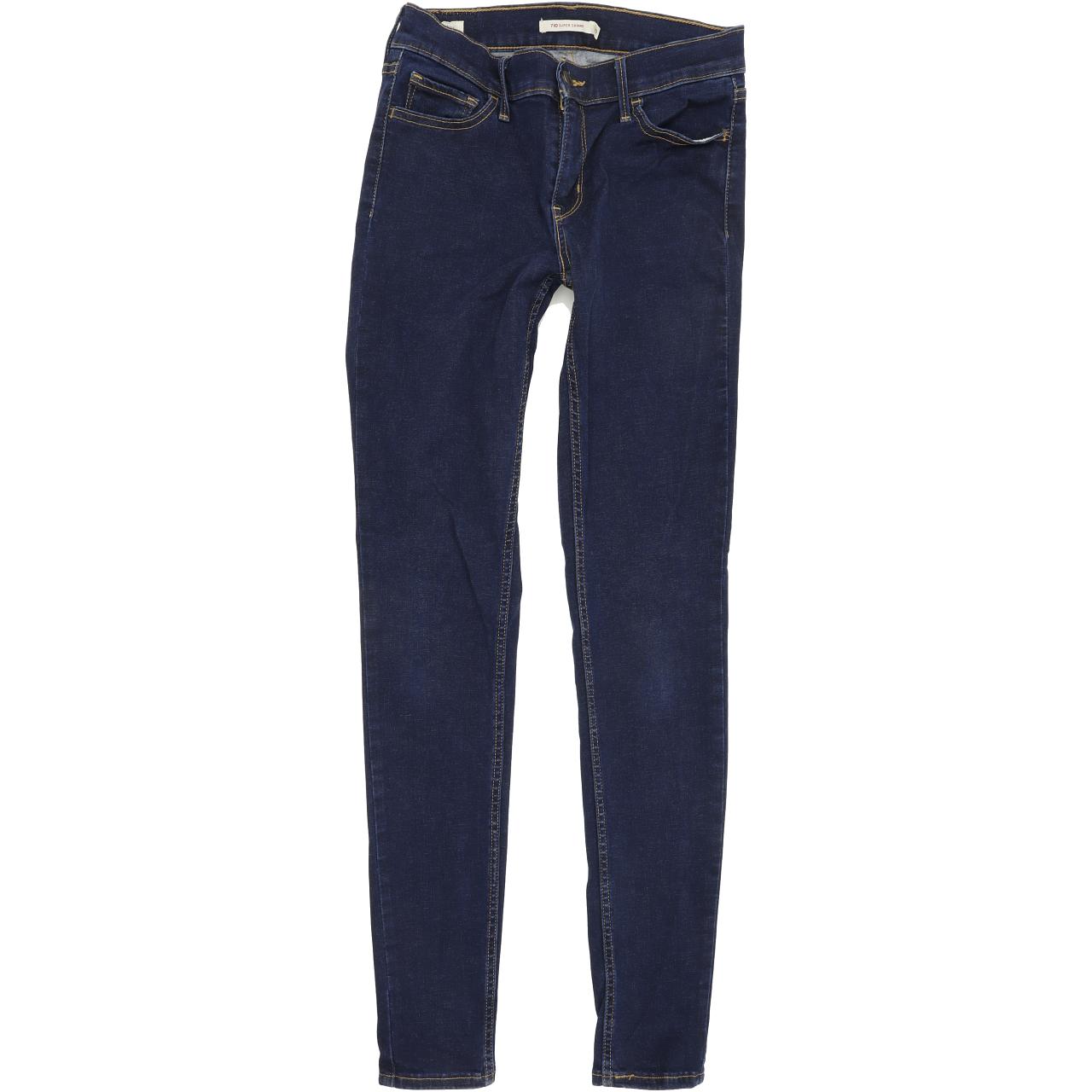 Levi's 710 Women Blue Skinny Slim Stretch Jeans W29 L32
