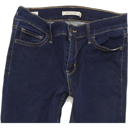 Levi's 710 Women Blue Skinny Slim Stretch Jeans W29 L32