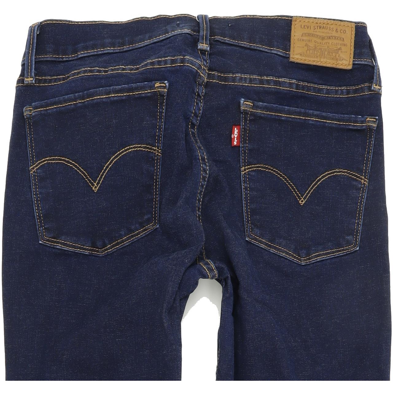 Levi's 710 Women Blue Skinny Slim Stretch Jeans W29 L32