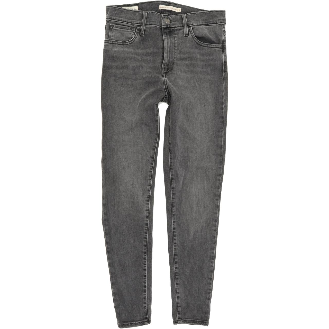 Levi's 720 High Rise Super Women Blue Skinny Slim Stretch Jeans W28 L28