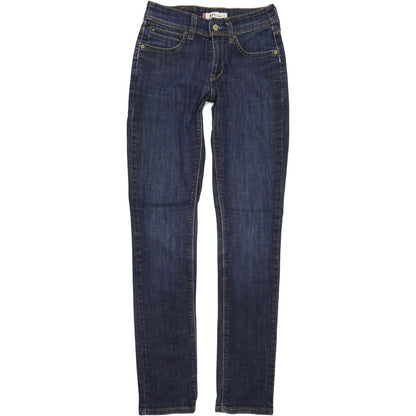 Levi's 471 Women Blue Skinny Slim Stretch Jeans W28 L34