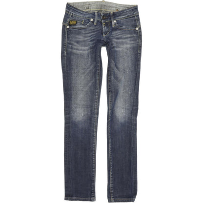 G-Star Midge Women Blue Straight Regular Stretch Jeans W25 L30