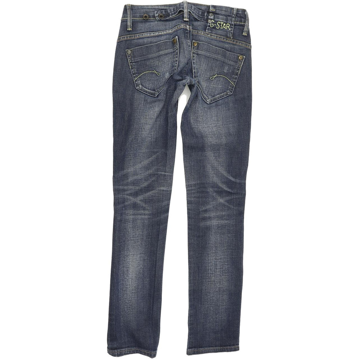 G-Star Midge Women Blue Straight Regular Stretch Jeans W25 L30