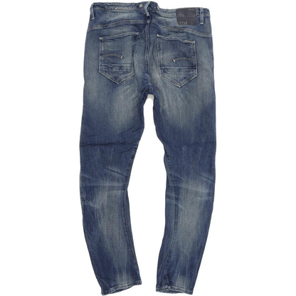 G-Star Arc 3D Braces Women Blue Tapered Regular Stretch Jeans W28 L32