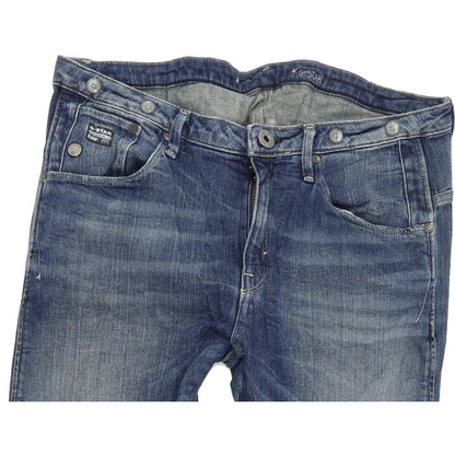 G-Star Arc 3D Braces Women Blue Tapered Regular Stretch Jeans W28 L32