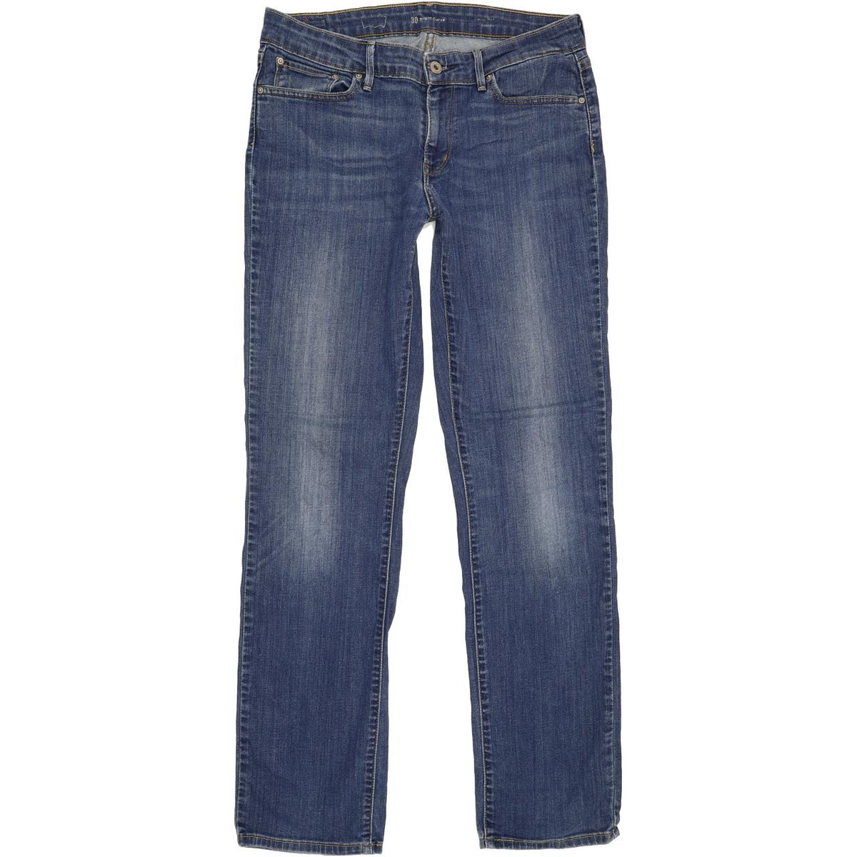 Levi's Slight Curve Women Blue Straight Slim Stretch Jeans W30 L31