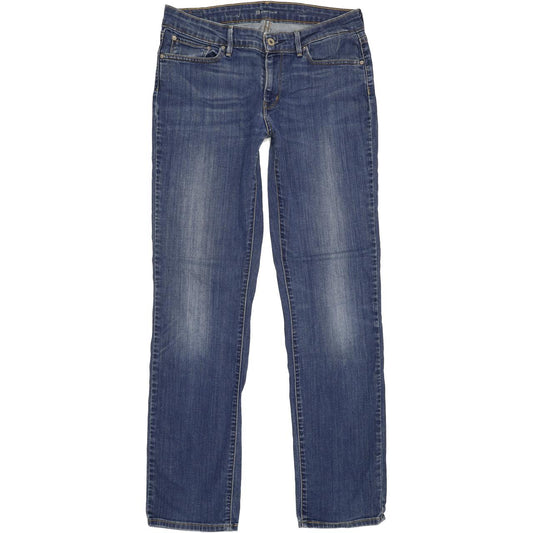 Levi's Slight Curve Women Blue Straight Slim Stretch Jeans W30 L31