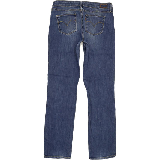 Levi's Slight Curve Women Blue Straight Slim Stretch Jeans W30 L31