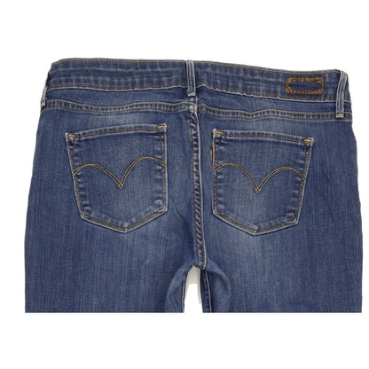 Levi's Slight Curve Women Blue Straight Slim Stretch Jeans W30 L31