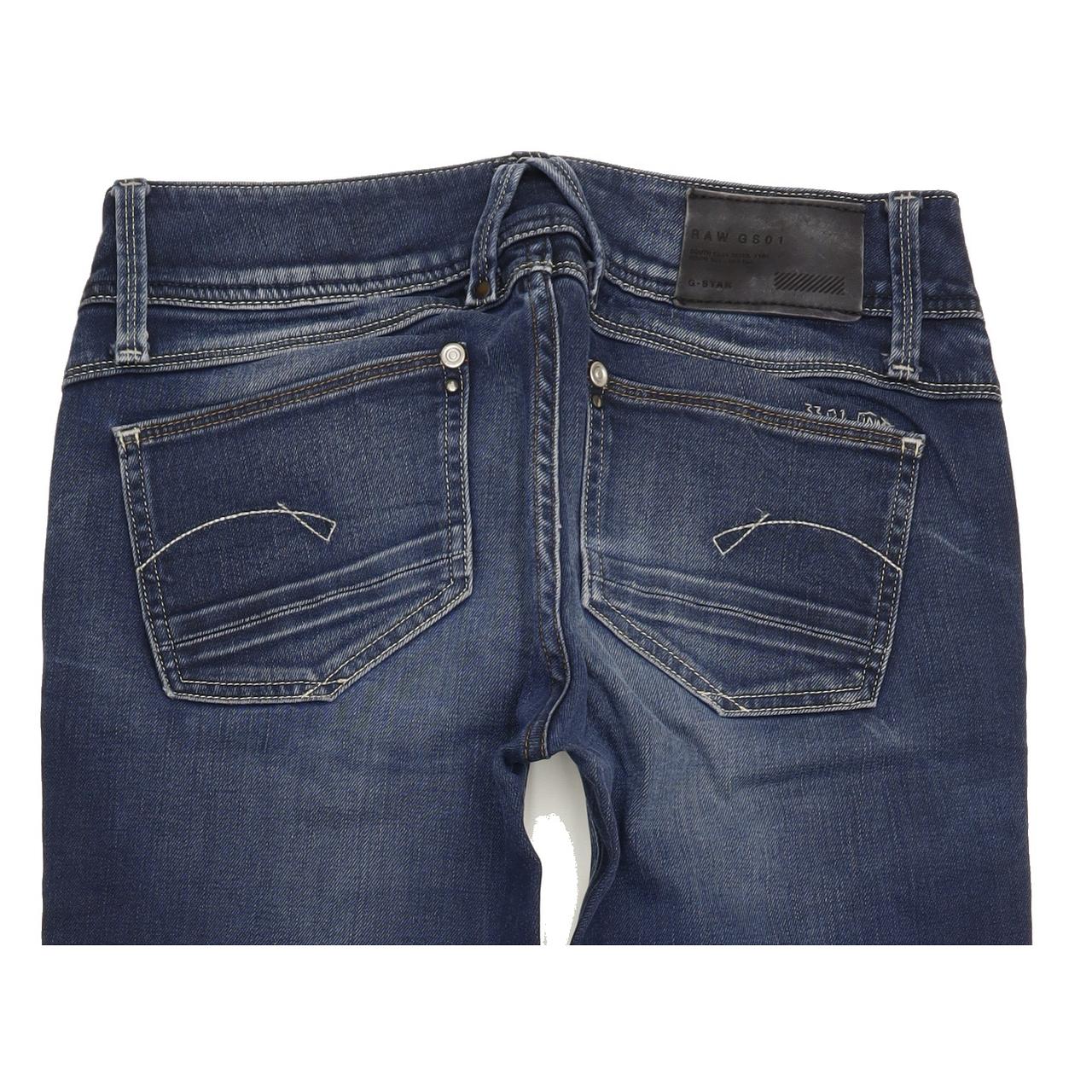 G-Star Lynn Women Blue Straight Slim Stretch Jeans W27 L31