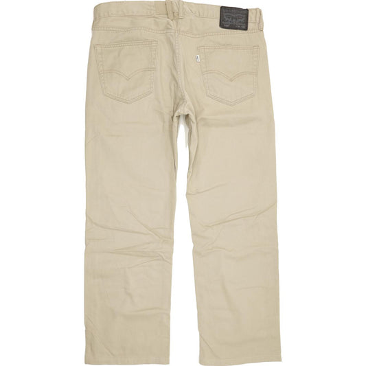Levi's 559 Men Beige Straight Relaxed Jeans W35 L28