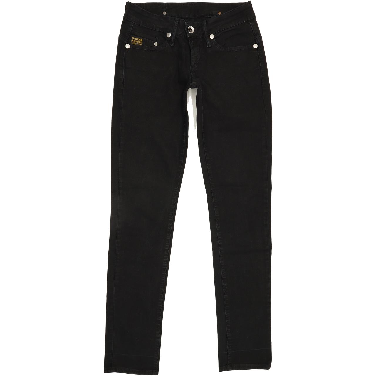 G-Star Women Black Skinny Slim Jeans W26 L31