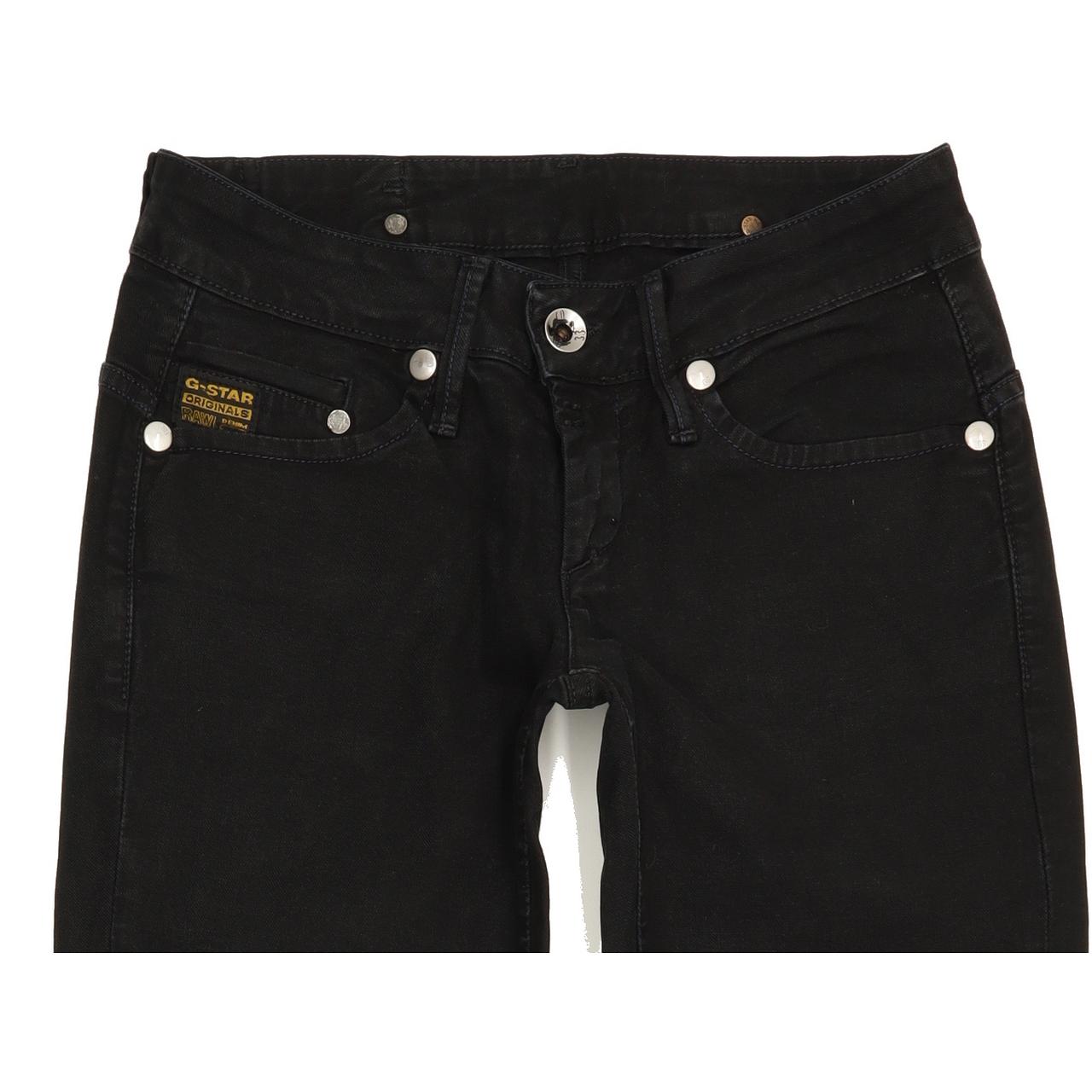 G-Star Women Black Skinny Slim Jeans W26 L31
