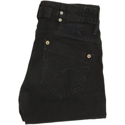 G-Star Women Black Skinny Slim Jeans W26 L31