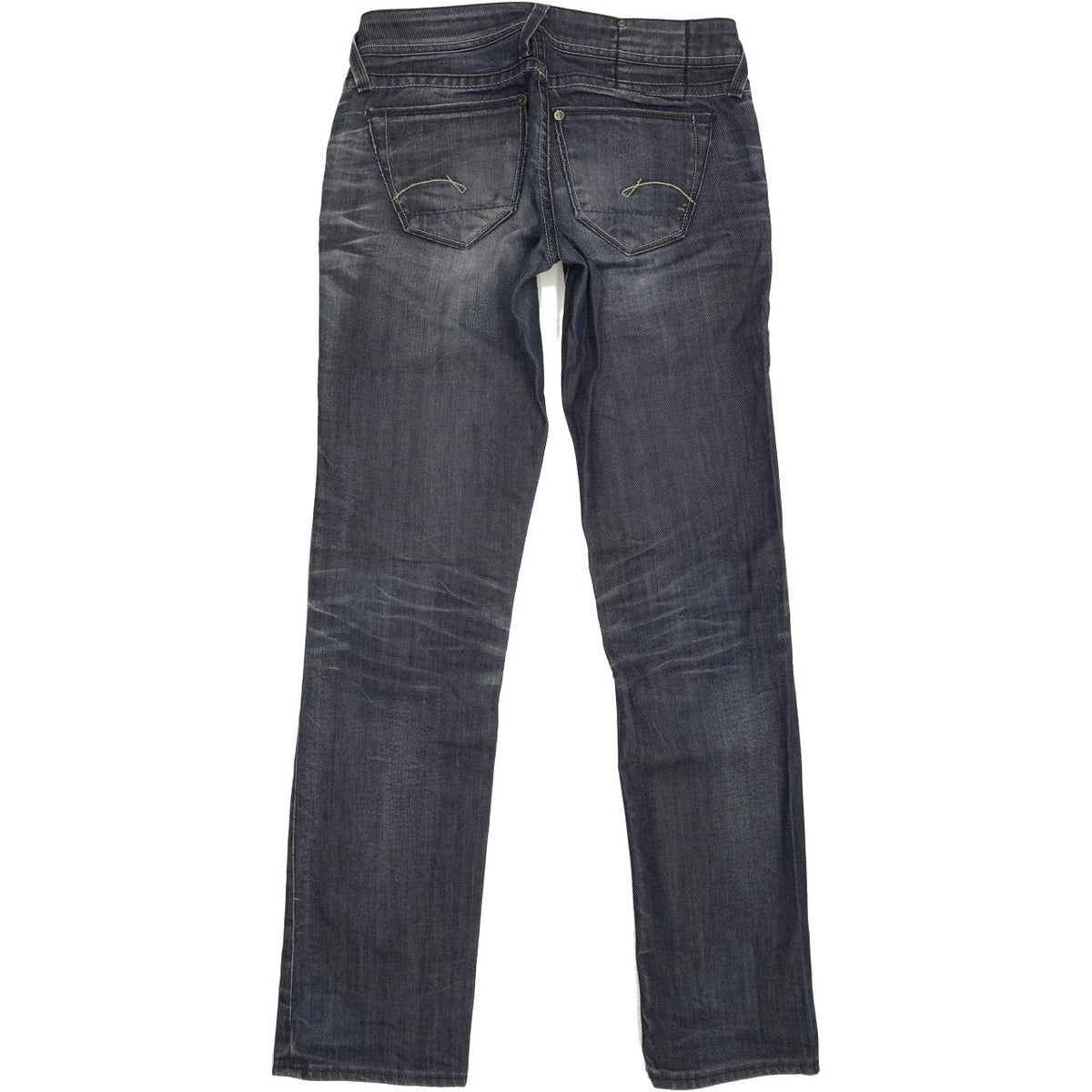 G-Star Women Blue Straight Slim Jeans W26 L31