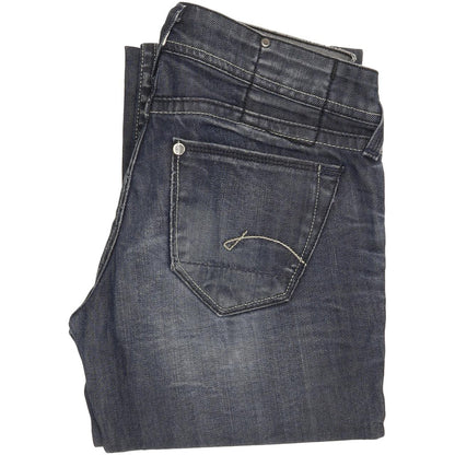 G-Star Women Blue Straight Slim Jeans W26 L31