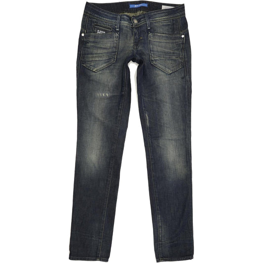 G-Star Low T Women Blue Tapered Slim Jeans W27 L32